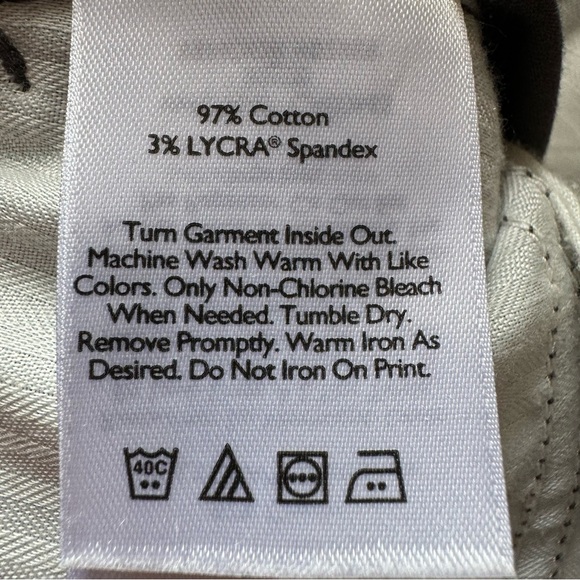 EDDIE BAUER ladies’ 10T cropped trousers in brushed twill, med gray, so soft! - Picture 7 of 9